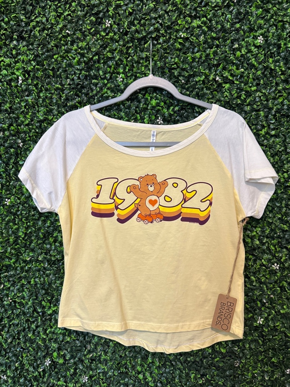 Brisco Brands Retro Style "1982" Care Bears Graphic Tee Shirt #96
